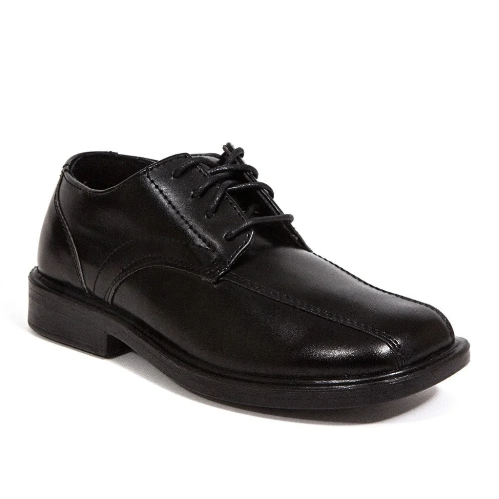 NWT Deer Stags Gabe Boy's Black Dress Shoes